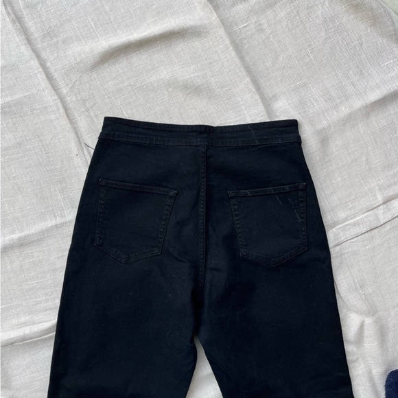 SOLD ❌ Black High Waist Ripped Bootcut Jeans - Picture 8 of 11